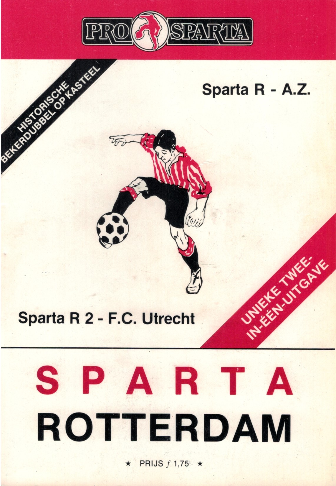 AZ Programma 15-nov-1986 Sparta uit beker